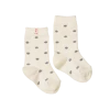 Nature Baby Organic Cotton Socks - Grey Polka Dot
