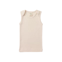 Nature Baby Organic Cotton Singlet - Natural Singlets & Underwear