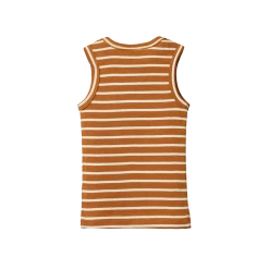 Nature Baby Sale Organic Cotton Singlet Top - Save The Frogs Print