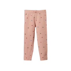 Nature Baby Sale Organic Cotton Leggings - Heart Tulip Print