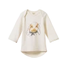 Nature Baby Simple Tee - Barnaby Bunny Natural Print Sale