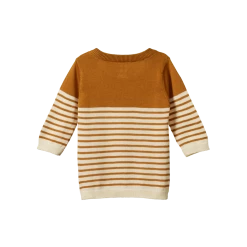 Nature Baby Sale Light Cotton Knit Jumper - Harvest Sailor Stripe