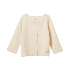 Nature Baby Cardigans & Jumpers Merino Knit Cardigan - Natural