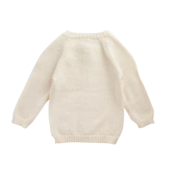 Nature Baby Cardigans & Jumpers Merino Knit Cardigan - Natural