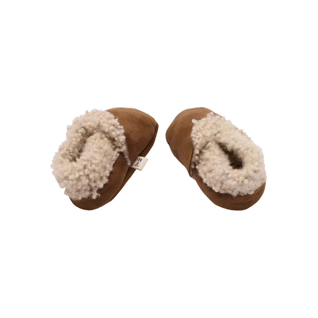 Nature Baby Booties & Slippers Lambskin Booties - Cinnamon 4 Nature Baby Booties & Slippers Lambskin Booties - Cinnamon