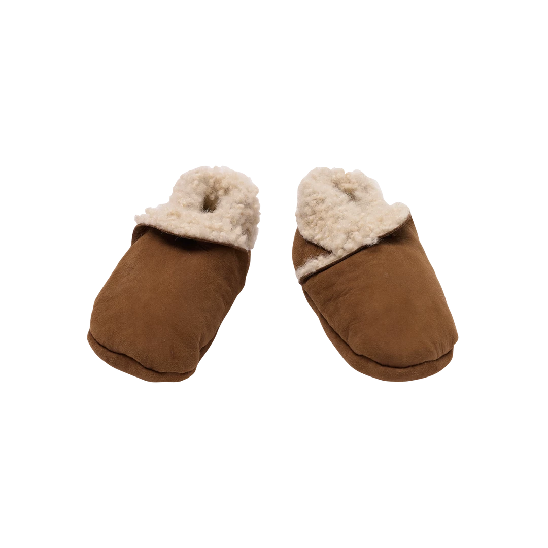 Nature Baby Booties & Slippers Lambskin Booties - Cinnamon 3 Nature Baby Booties & Slippers Lambskin Booties - Cinnamon