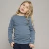 Minimalisma Tops Organic Cotton Nimbus LS Tee - Steel Blue