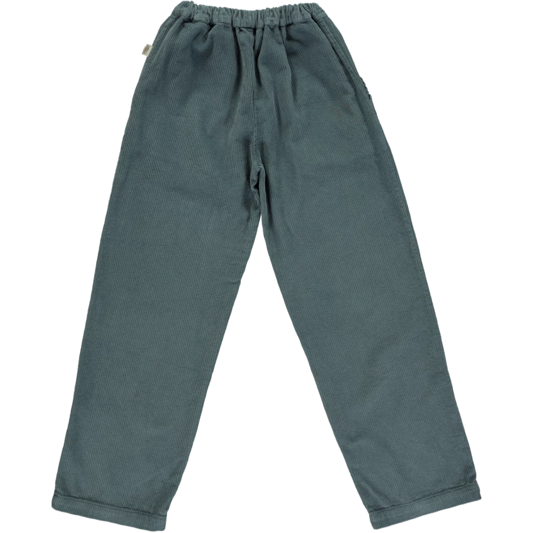 Poudre Organic Sale Organic Cotton Chunky Corduroy Pants - Stormy Weather 4 Poudre Organic Sale Organic Cotton Chunky Corduroy Pants - Stormy Weather