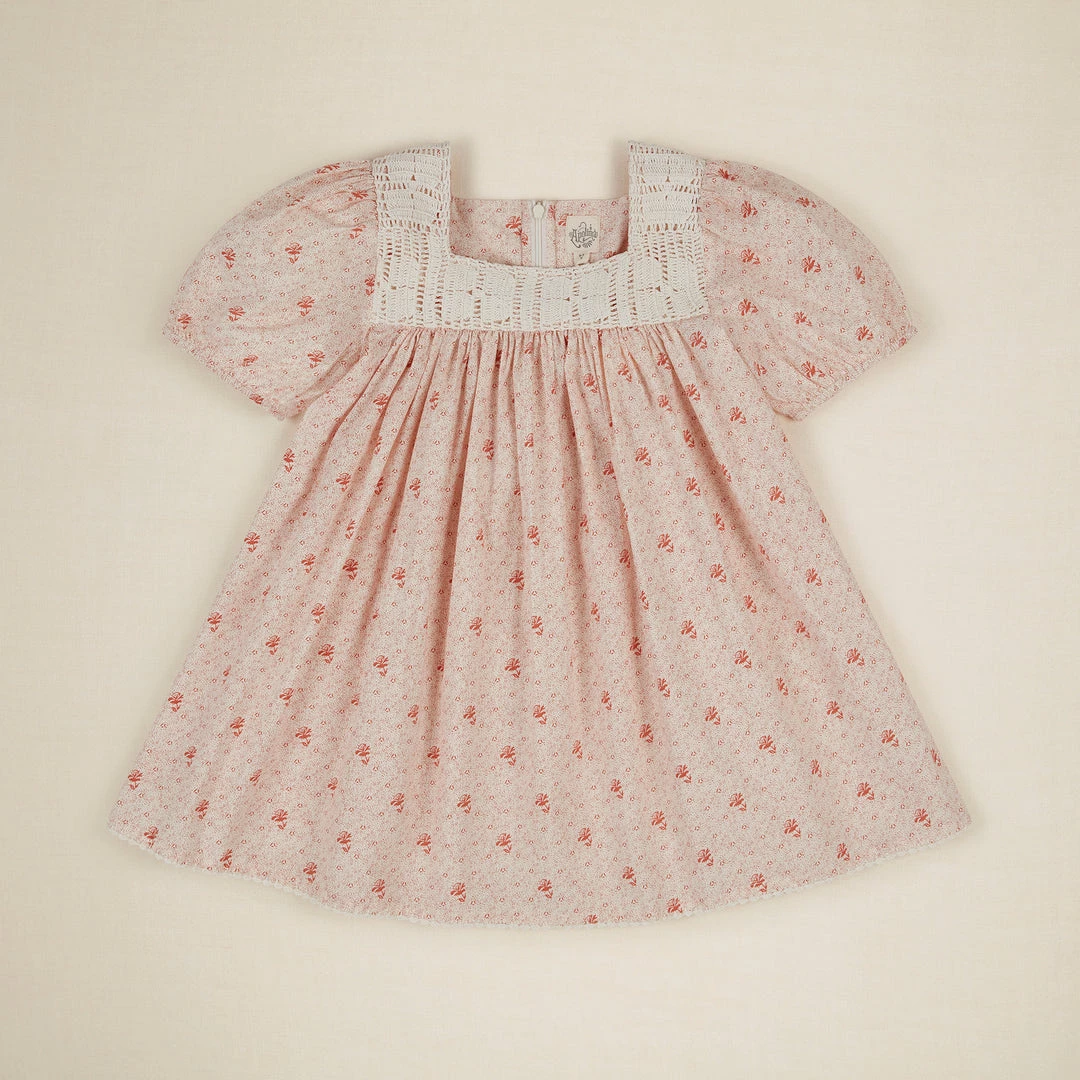 Apolina Sale Tina Dress - Red Calico Floral 3 Apolina Sale Tina Dress - Red Calico Floral