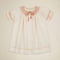 Apolina Verna Smock Dress - Ivory Sale
