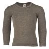 Tops Engel Long Sleeved Top In Wool/Silk - Walnut