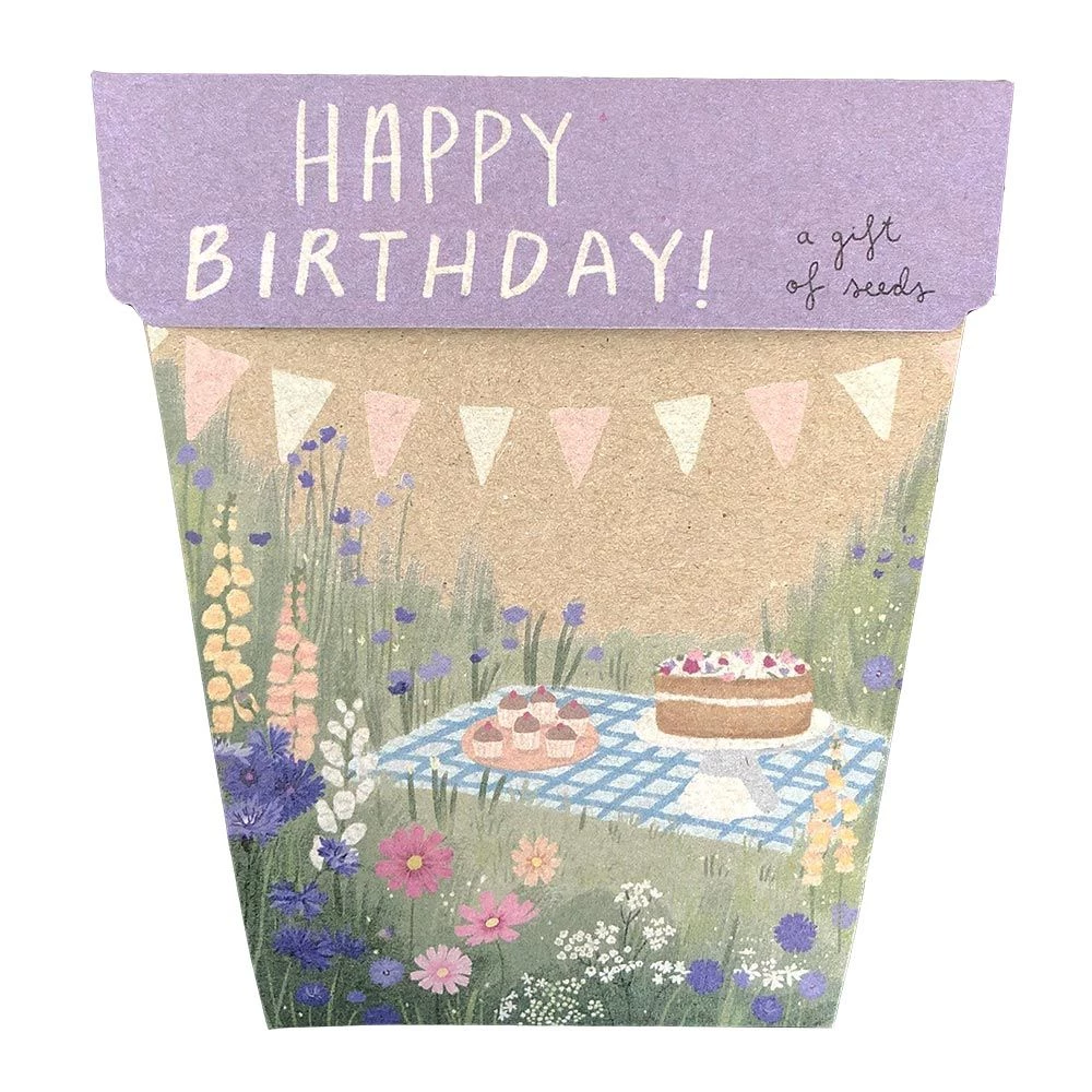 Sow N Sow Happy Birthday Picnic - Gift Of Seeds 3 Sow N Sow Happy Birthday Picnic - Gift Of Seeds