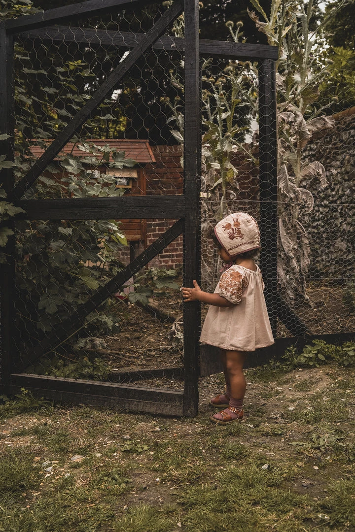 Apolina Joni Bonnet - Pink Sand Bonnets 5 Apolina Joni Bonnet - Pink Sand Bonnets