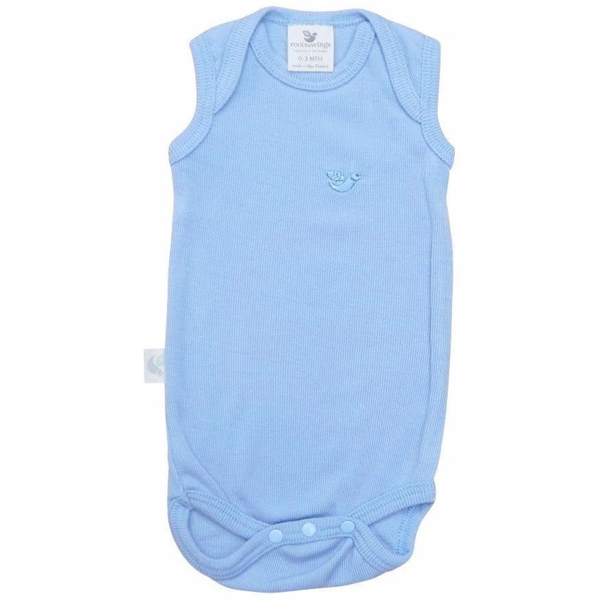 Roots & Wings Merino Sale Organic Merino Rib Singlet Body - North Sea Blue 3 Roots & Wings Merino Sale Organic Merino Rib Singlet Body - North Sea Blue
