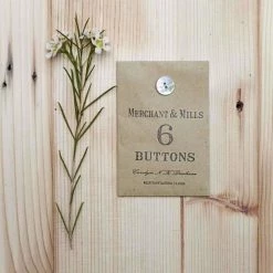 Slow Threads Sales 24 Merchant & Mills - Mother Of Pearl Buttons (6) Haberdashery