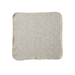 Nature Baby New Jersey Face Cloths - Natural/Grey Marl Stripe (10 Pack) 9 Nature Baby New Jersey Face Cloths - Natural/Grey Marl Stripe (10 Pack)