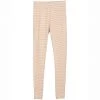 Serendipity Organics Organic Cotton Child Leggings - Desert/Off White Stripe New