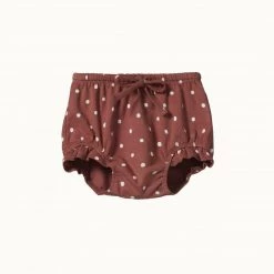 Nature Baby Petal Bloomers - Dottie Terracotta Print Bloomers & Rompers
