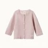 Nature Baby Sale Merino Knit Cardigan - Rose Bud