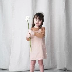 Poudre Organic Organic Corduroy Pinafore - Evening Sand Sale