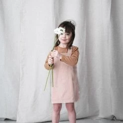 Poudre Organic Organic Corduroy Pinafore - Evening Sand Sale