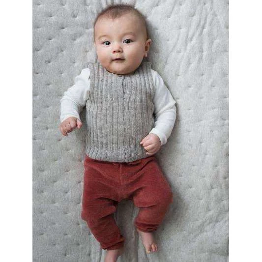 Serendipity Organics Baby Alpaca Rib Vest - Sand (6m & 9m Left) Sale 4 Serendipity Organics Baby Alpaca Rib Vest - Sand (6m & 9m Left) Sale