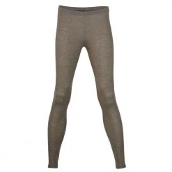 Engel Womens Merino Wool & Silk Leggings - Walnut